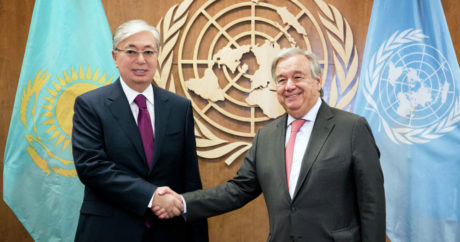 Kazakistan Cumhurbaşkanı Tokayev New York’ta resmi temaslarda bulundu