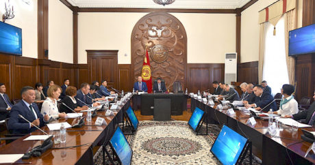 Kırgızistan’da Yolsuzlukla Mücadele Konsey Toplantısı gerçekleştirildi