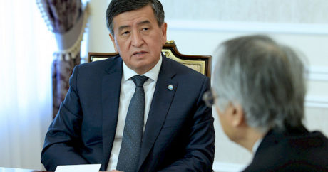 Cumhurbaşkanı Ceenbekov Japonya Büyükelçisi Yamamura’yı kabul etti