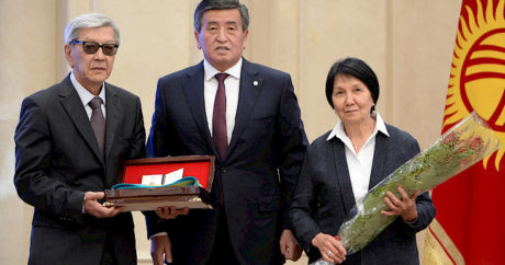 Kırgızistan`da devlet ödülleri dağıtıldı