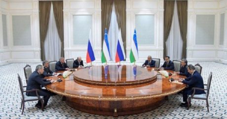Özbekistan Cumhurbaşkanı Mirziyoyev, Vyaçeslav Volodin`i kabul etti