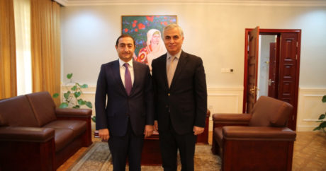 Tacikistan Dışişleri Bakan Yardımcısı Azerbaycan`ın Duşanbe Büyükelçisi ile görüştü