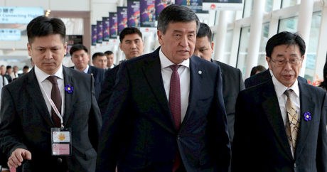 Kırgızistan Cumhurbaşkanı Ceenbekov Japonya`da