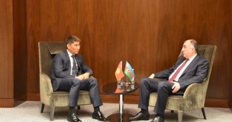 Azerbaycan ve Kırgızistan Dışişleri Bakanları görüştü