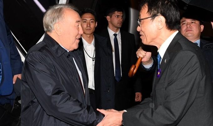 Elbaşı Nazarbayev Japonya`da