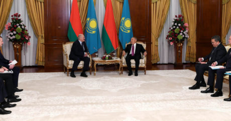 Elbaşı Nazarbayev, Belarus Cumhurbaşkanı Lukaşenko ile görüştü