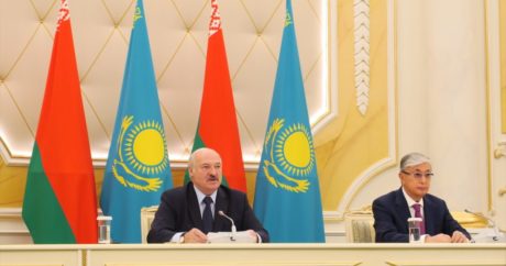 Kazakistan ve Belarus Cumhurbaşkanları bir araya geldi