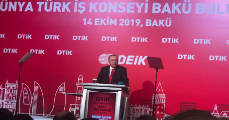 Türkiye Cumhurbaşkanı Erdoğan, Bakü`de Dünya Türk İş Konseyi`nde konuşuyor – CANLI