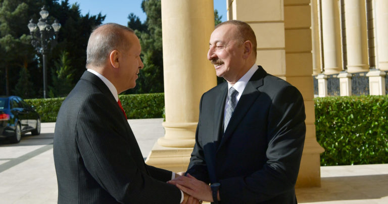 İlham Aliyev’den Cumhurbaşkanı Erdoğan’a teşekkür