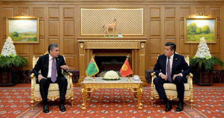 Kırgızistan ve Türkmenistan Cumhurbaşkanları görüştü
