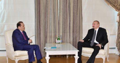 Azerbaycan Cumhurbaşkanı Aliyev Türk Konseyi Genel Sekreteri Amreyev`i kabul etti