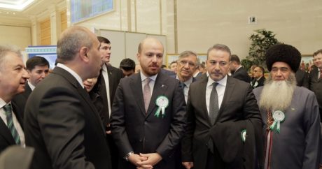 Dünya Etnospor Konfederasyonu Başkanı Bilal Erdoğan Türkmenistan`da