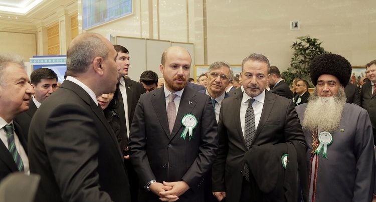 Dünya Etnospor Konfederasyonu Başkanı Bilal Erdoğan Türkmenistan`da