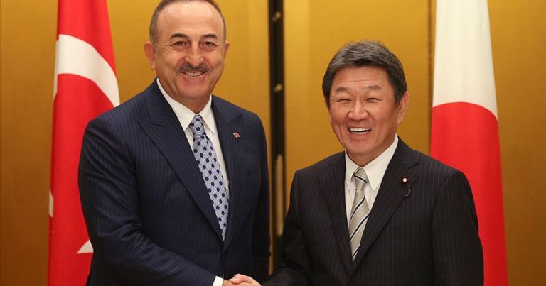 Türkiye Dışişleri Bakanı Çavuşoğlu, Japon mevkidaşı Motegi ile görüştü