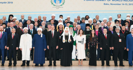 Azerbaycan’ın ev sahipliği yaptığı Dünya Dini Liderleri 2. Bakü Zirvesi