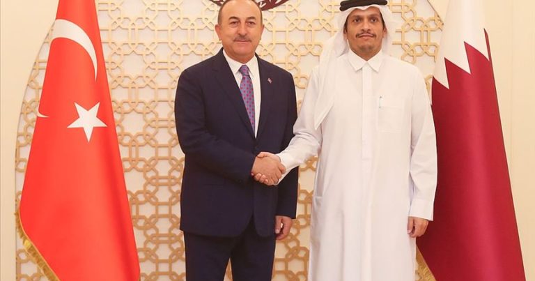 Türkiye Dışişleri Bakanı Çavuşoğlu, Katarlı mevkidaşı ile görüştü