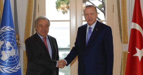 Türkiye Cumhurbaşkanı Erdoğan BM Genel Sekreteri Guterres’i kabul etti