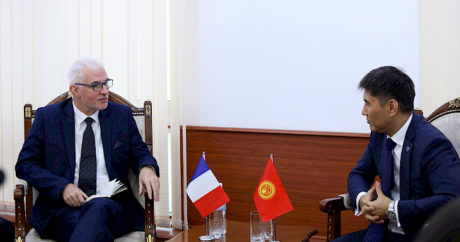 Kırgızistan ve Fransa işbirliği konularını görüştü