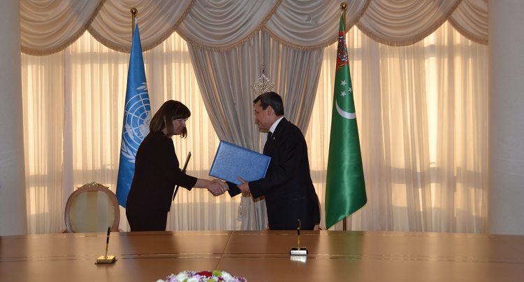 Türkmenistan ile BM arasında anlaşma imzalandı