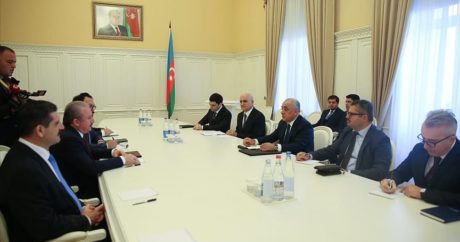 Azerbaycan Başbakanı Asadov ve TBMM Başkanı Şentop bir araya geldi