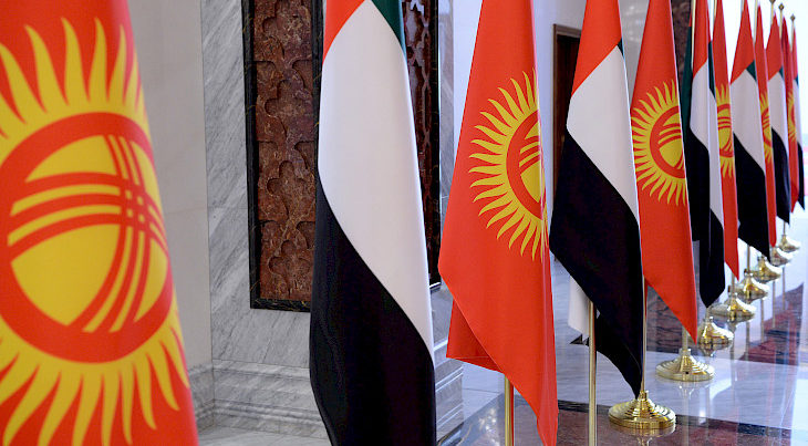 Kırgız lider Ceenbekov, BAE Başbakanı ile görüştü