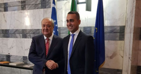 Özbekistan ve İtalya Dışişleri bakanları Roma`da bir araya geldi