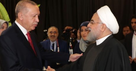Türkiye Cumhurbaşkanı Erdoğan ile İran Cumhurbaşkanı Ruhani bir araya geldi