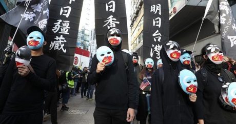 Hong Kong’da Doğu Türkistan’a destek yürüyüşü düzenlendi