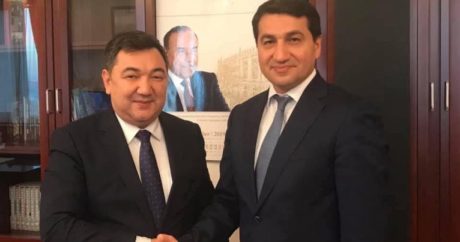 Azerbaycan Cumhurbaşkanı Yardımcısı, Uluslararası Türk Akademisi Başkanı ile görüştü