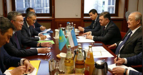 Özbekistan  ve Kazakistan Dışişleri bakanları Berlin`de görüştü
