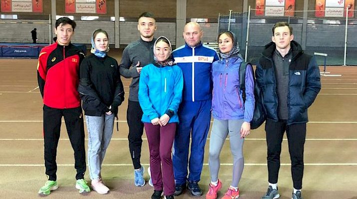 Kırgız sporcular İran`da biri altın 4 madalya kazandı