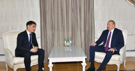 Cumhurbaşkanı Aliyev, Kırgızistan Dışişleri Bakanı Aydarbekov`u kabul etti