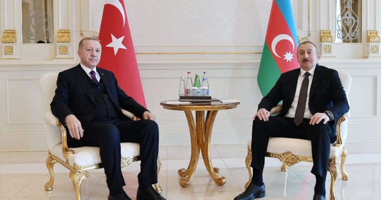 Cumhurbaşkanı Erdoğan, Aliyev’e başsağlığı verdi