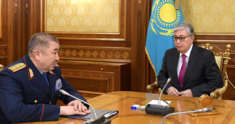Cumhurbaşkanı Tokayev, İçişleri Bakanı Turgumbayev`i kabul etti