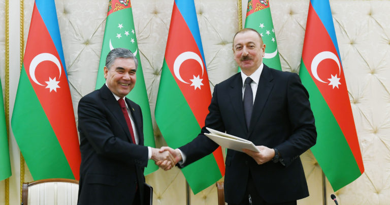 “Türkmenistan ve Azerbaycan, iki bağımsız devlet olarak kendi geleceklerini inşa ediyorlar” – Cumhurbaşkanı Aliyev