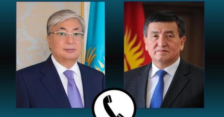 Cumhurbaşkanı Ceenbekov, Kazak mevkidaşı Tokayev`i tebrik etti