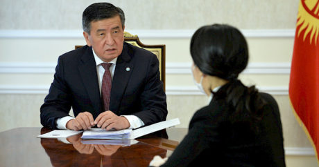 Cumhurbaşkanı Ceenbekov, Başbakan Yardımcısı ile görüştü