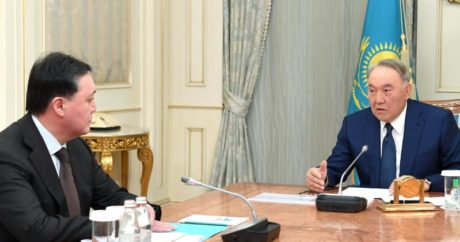 Elbaşı Nazarbayev, Başbakan Mamin ile görüştü