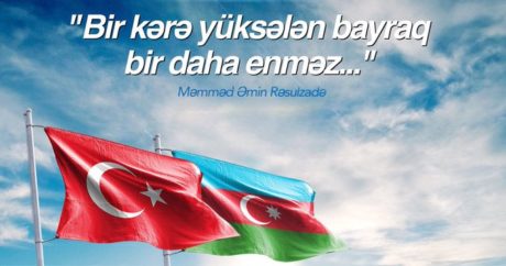 Bakan Çavuşoğlu`ndan Azerbaycan paylaşımı: “İki devlet, bir millet, tek yüreğiz!”