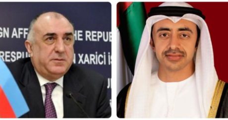 Azerbaycan ve BAE Dışişleri Bakanları görüştü