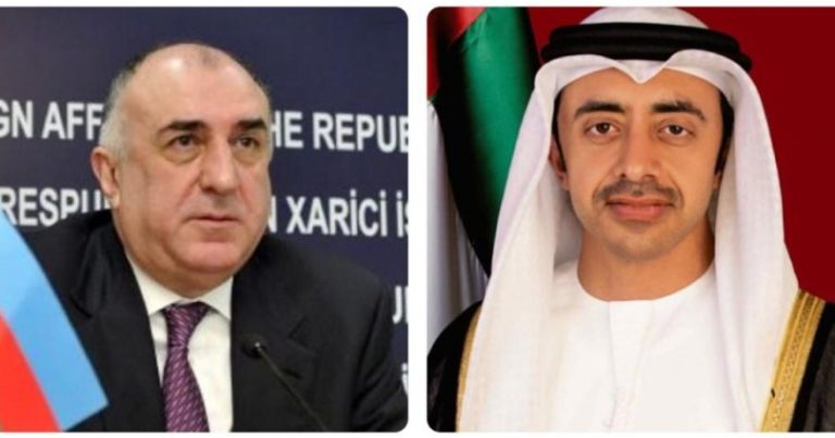 Azerbaycan ve BAE Dışişleri Bakanları görüştü