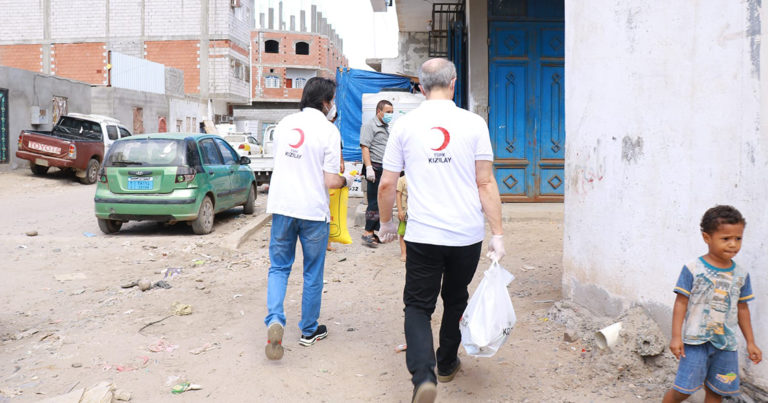 Türk Kızılay, Yemen’deki gıda yardımlarına devam ediyor