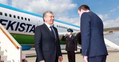 Cumhurbaşkanı Mirziyoyev Moskova`da