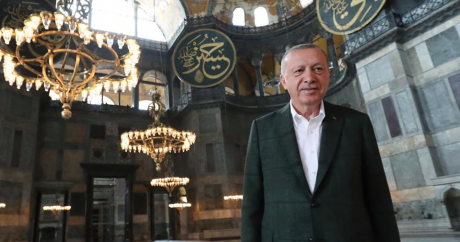 Başkan Erdoğan Ayasofya’da