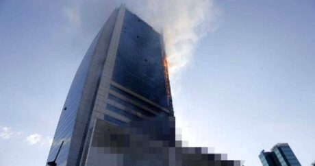 Ankara’da korkutan yangın! Plaza alev alev yandı