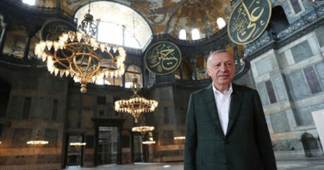 Cumhurbaşkanı Erdoğan Ayasofya’da
