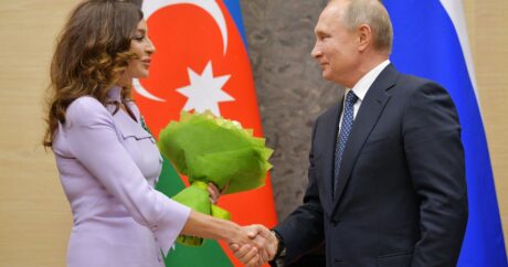 Vladimir Putin Mihriban Aliyeva`yı tebrik etti