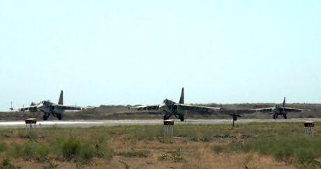 TurAz Kartalı’nda Türkiye ve Azerbaycan savaş uçakları birlikte uçtu