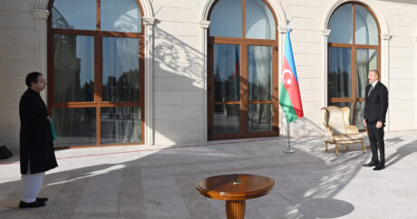 Cumhurbaşkanı Aliyev, Pakistan`ın yeni Bakü Büyükelçisini kabul etti