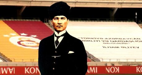 Neftçi Bakü’den Galatasaray maçı öncesi anlamlı hareket! Atatürk pankartı asıldı